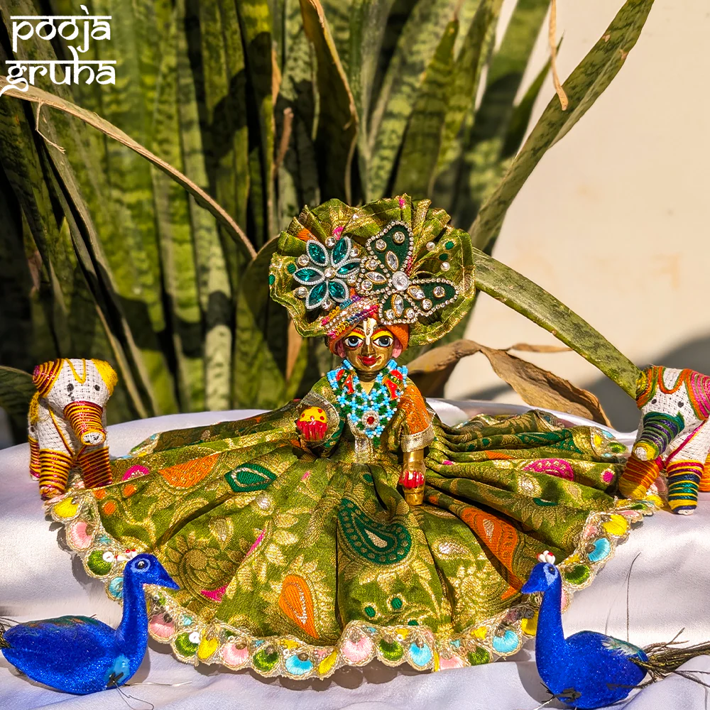 Vrindavan Hari Leela Silk Laddu Gopal Dress product image
