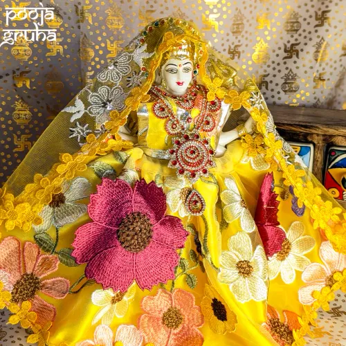 Pushpa Vastra Mata Rani Lehenga Set