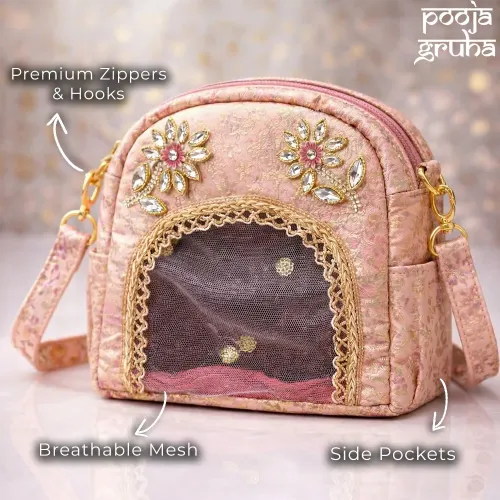 Laddu Gopal Travel Bag with Cushion