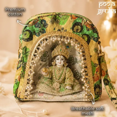 Laddu Gopal Travel Bag with Cushion