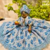 Neel Ras Laddu Gopal Cotton Dress Set thumbnail 2