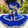 Radhika Neelvastra Laddu Gopal Velvet Dress thumbnail 1