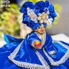 Radhika Neelvastra Laddu Gopal Velvet Dress thumbnail 4