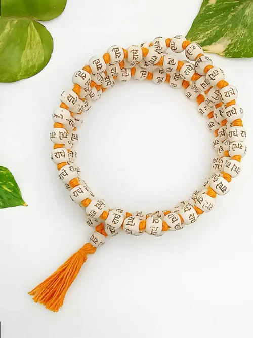 Original Tulsi Beads Radhe Mala for jaap, meditation and wearing by Rudrajap