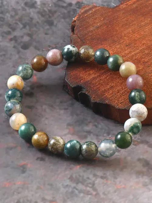 Indian Agate Energy Bracelet – The Stone of Stability & Protection