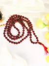 Premium Red Sandalwood Mala (Laal Chandan Mala) – 108 Beads for Meditation & Pooja thumbnail 1