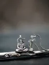 Bajrang Bali Silver Pendant Set of 2 thumbnail 1