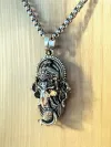 Lord Ganesha Pendant with Chain – Antique Silver Finish thumbnail 2