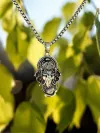 Lord Ganesha Pendant with Chain – Antique Silver Finish thumbnail 3
