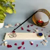 Marble with Agate Om Agarbatti Stand thumbnail 2