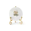 Marble Om Namah Shivay Showpiece With Metal Stand thumbnail 6
