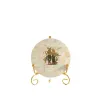 Mother of Pearl Radha Krishna Showpiece With Metal Stand thumbnail 6
