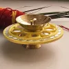Yellow MDF Brass Diya with Box thumbnail 1