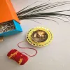 Yellow MDF Brass Diya with Box thumbnail 2