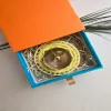 Yellow MDF Brass Diya with Box thumbnail 3