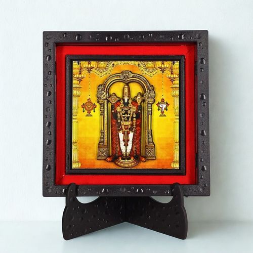 Tirupati Balaji Tabletop Photo Frame | Ideal for Gifting & Daily Puja