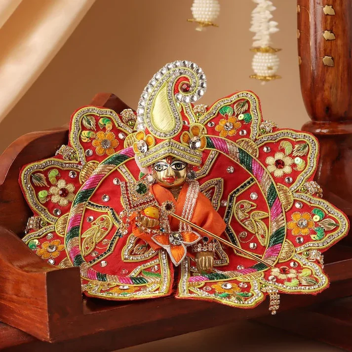 Madhur Leela Orange Laddu Gopal Poshak product image