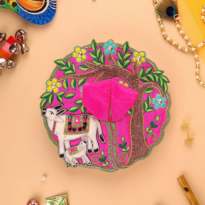 Gau Kripa Magenta Laddu Gopal Poshak product image
