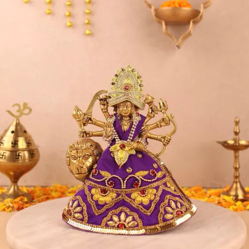 Divya Raas Purple Lehenga Patka