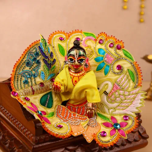 Charan Seva Yellow Laddu Gopal Poshak