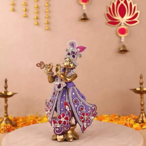 Pushp Mala Lavender Dhoti Patka