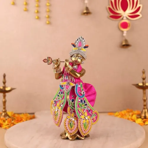 Indradhanu Magenta Dhoti Patka