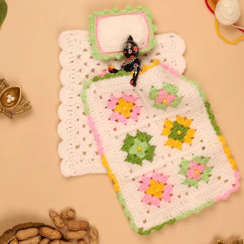 Ananda Laddu Gopal Bedding Set - 3 Pc