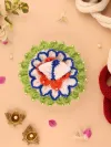 Tricolor Wool Laddu Gopal Poshak 3 Pc Set thumbnail 3