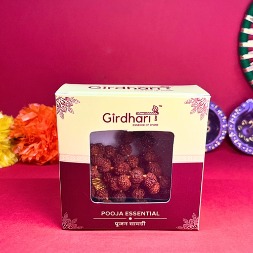 Girdhari Original Rudraksha Mala