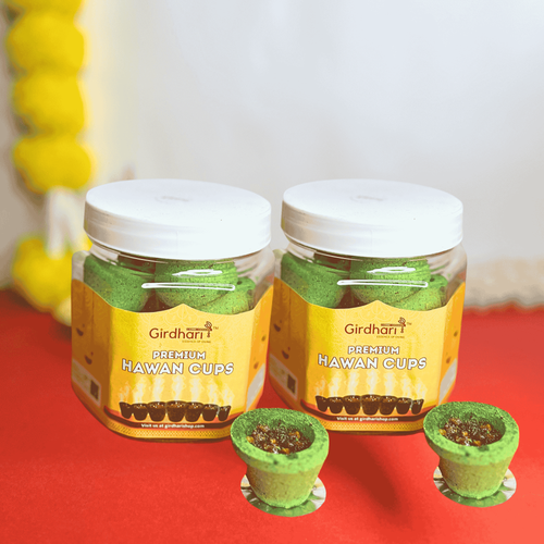 Camphor Flavoured Sambrani Cup Dhoop - Hawan Cups – Box of 15 Cups – Long-Lasting Herbal Dhoop 