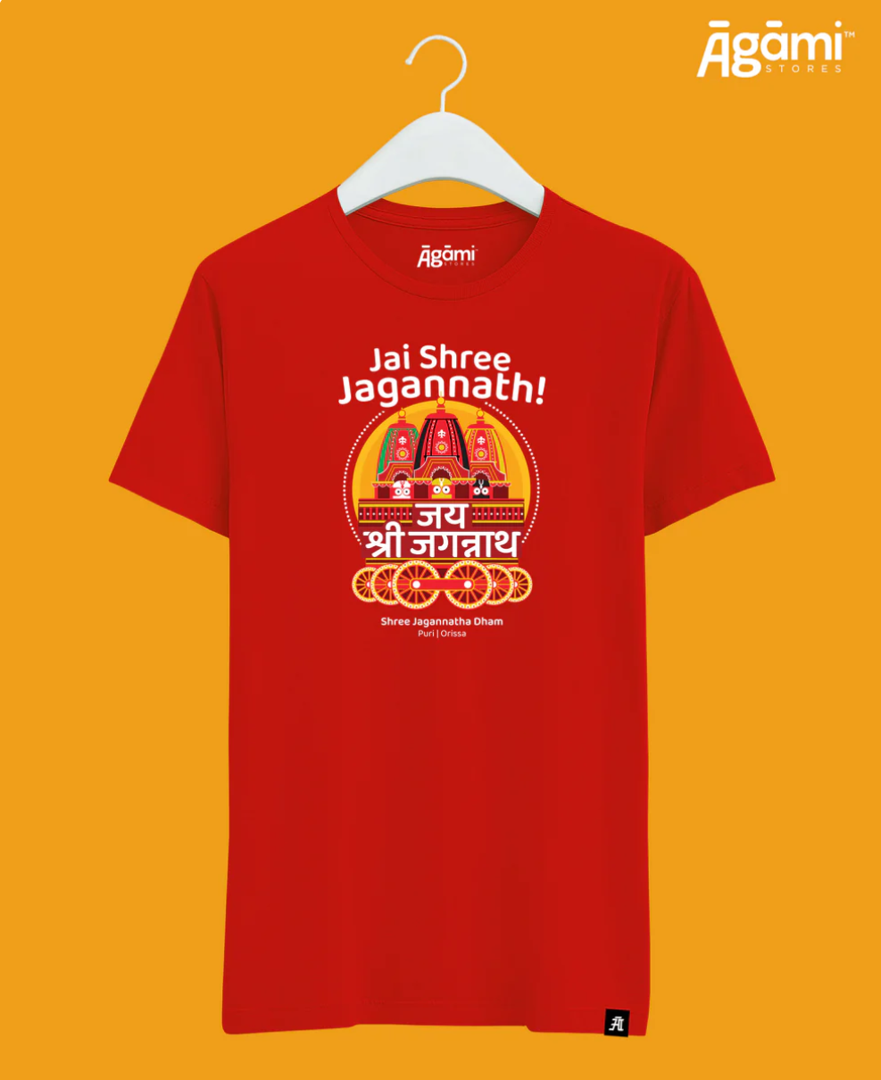 Jai Shree Jagannath Rath Tshirt - Red product image