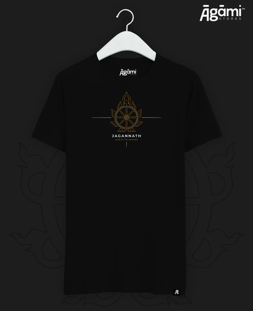 Shree Jagannath – Lord of the Universe | Black Regular Fit T-Shirt