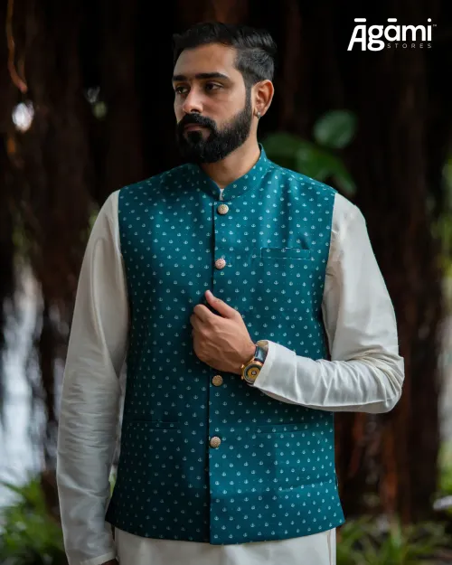 Green Trishul Modi Jacket