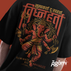 Ganpati Vighnaharta - Black | Oversized Fit thumbnail 1