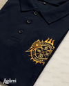 Sanātana Dharma Polo Neck Tshirt | Navy Blue thumbnail 4