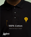 Vitthal Tilak Polo Tshirt - Black thumbnail 3