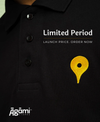 Vitthal Tilak Polo Tshirt - Black thumbnail 6