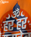 Har Har Mahadev Full Sleeves Tshirt - Orange thumbnail 3