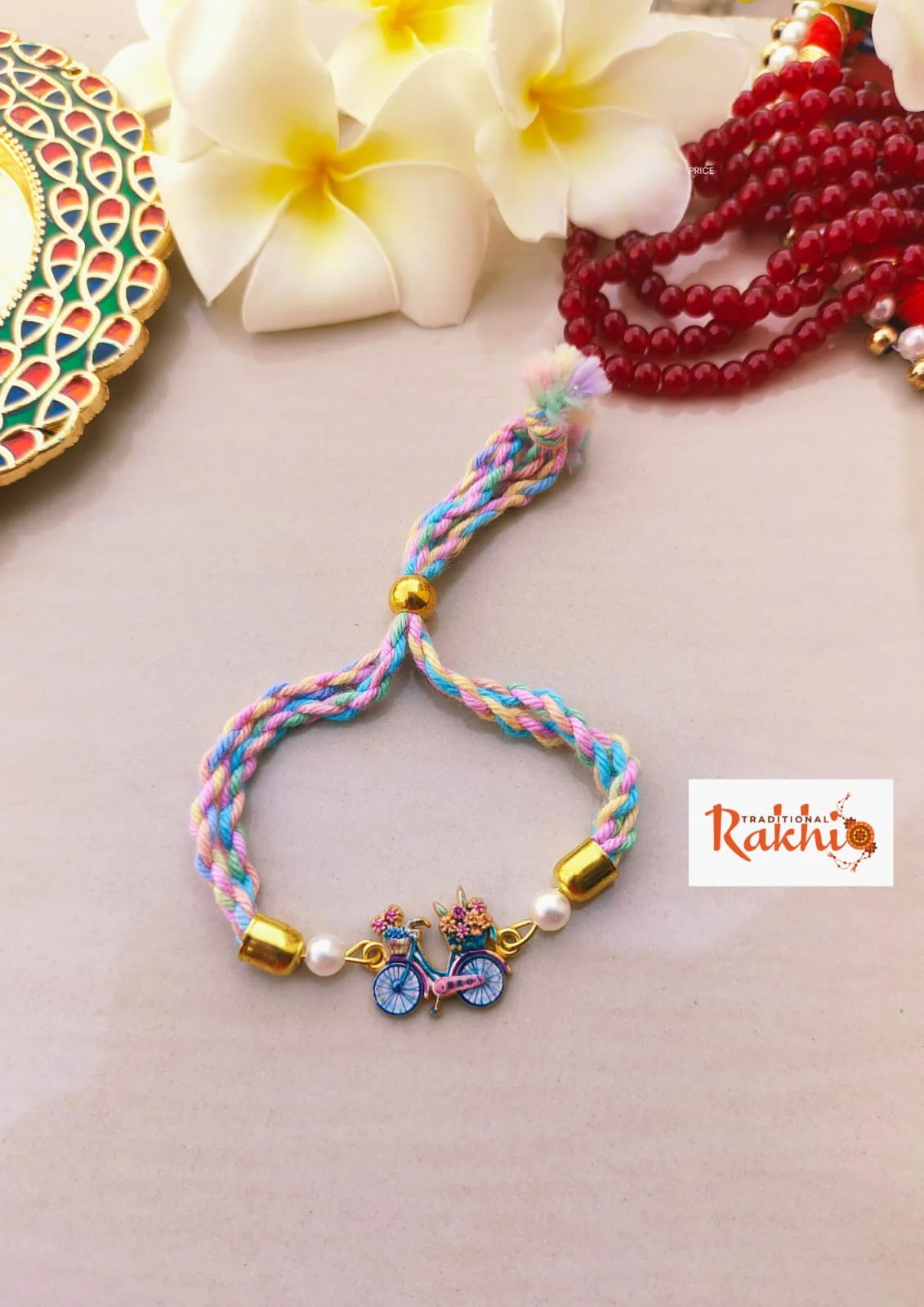 Pastel Bicycle Rakhi product image