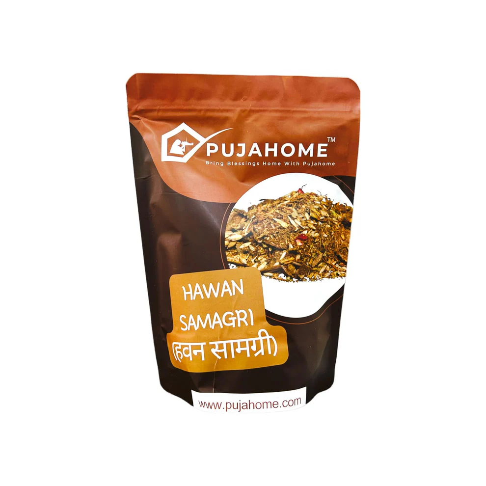 Pujahome Havan Samagri for Pooja | Pure Hawan Samagri Dhoop with Natural Herbs Pack of 400 Grams product image