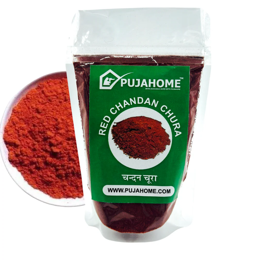 Pujahome Red Chandan Chura Powder (1000 Gram Pack) product image