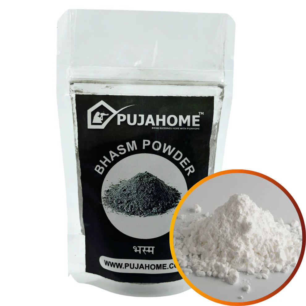 Pujahome Vibhuti Bhasm Powder, Holy ash, Thiruneeru, Shiva Viboothi 500 Gram Pack product image