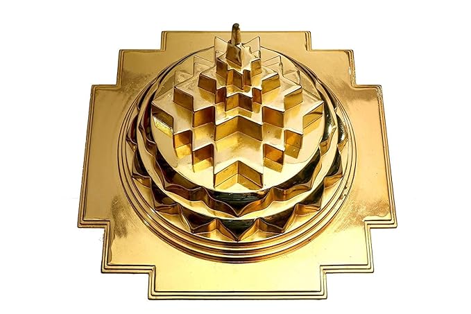 Pujahome Maha Meru Shree Yantra Brass Meru Shree Yantra product image