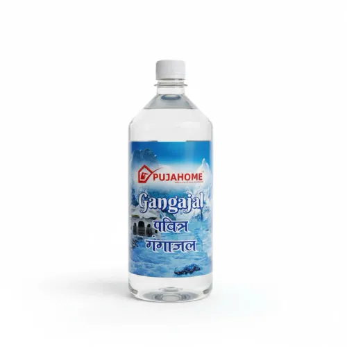 Pujahome Pure Gangajal – Sourced from Rishikesh | 100% Original Ganga Jal for Puja & Rituals 1000 ml