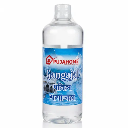 Pujahome Pure Gangajal – Sourced from Rishikesh | 100% Original Ganga Jal for Puja & Rituals 500 ml