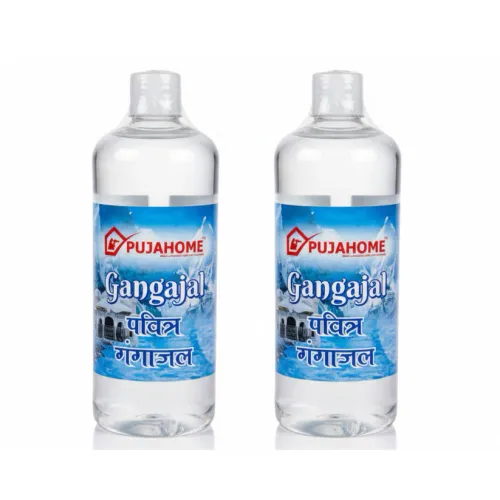 Pujahome Pure Gangajal – Sourced from Rishikesh | 100% Original Ganga Jal for Puja & Rituals 500 ml