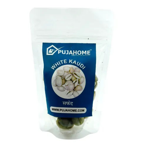 Pujahome White Kodi/Laxmi Cowdi/Kauri/Kowri/Cowry/Kaudi/Cowrie ( 11 Pcs )