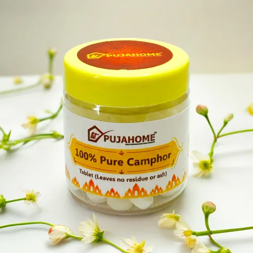 Pujahome Premium Camphor Tablets | Kapoor - Pack of 50 Gram