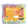 Pujahome Twisted Akhand Jyot Cotton Color Short Wick ( 300+ Pieces), Multi Colour thumbnail 4
