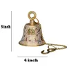 Pujahome Handmade Brass Decorative Puja Bell, Mandir Ghanti (4in x 4in x 5in) - Pack of 1 thumbnail 3